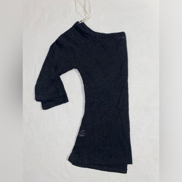 Heart Hips Sweaters - Black Sheer Sweater Shirt